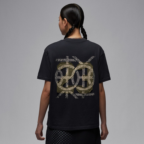 NIKE耐克2025女子AS W J SS GFX GF TEE DD针织无领短THV1273-045