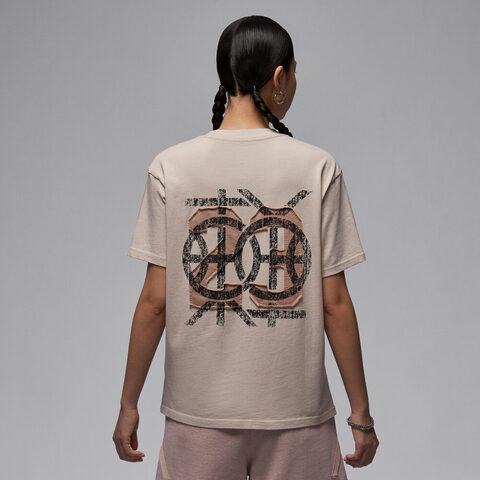 NIKE耐克2025女子AS W J SS GFX GF TEE DD针织无领短THV1273-140