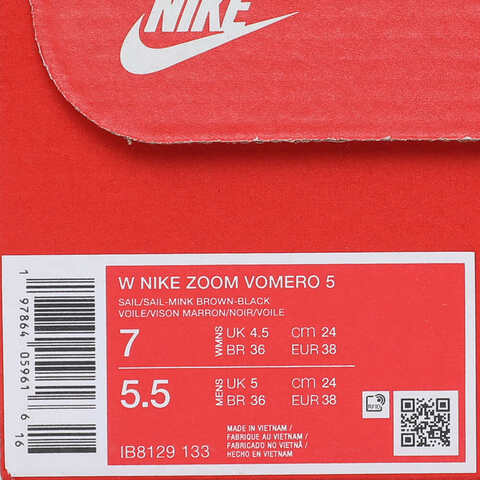 NIKE耐克2025女子W NIKE ZOOM VOMERO 5休闲IB8129-133