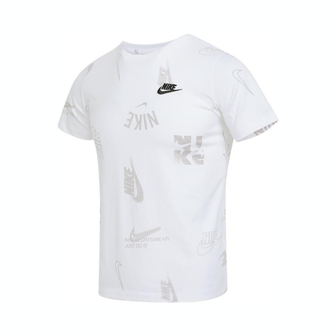 NIKE耐克2025大童K NSW TEE CLUB ENERGY AOP针织无领短THQ9292-100