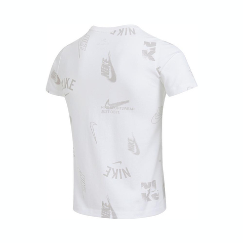 NIKE耐克2025大童K NSW TEE CLUB ENERGY AOP针织无领短THQ9292-100