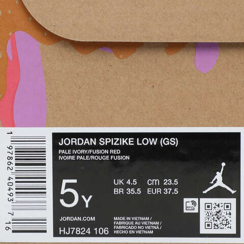 NIKE耐克2025女大童JORDAN SPIZIKE LOW (GS)乔丹HJ7824-106