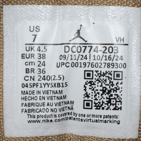 NIKE耐克2025女子WMNS AIR JORDAN 1 LOW乔丹DC0774-203