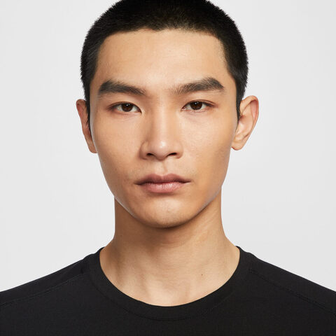 NIKE耐克2025男子AS M NK DFADV SOLAR CHASE SS针织无领短THJ3581-010