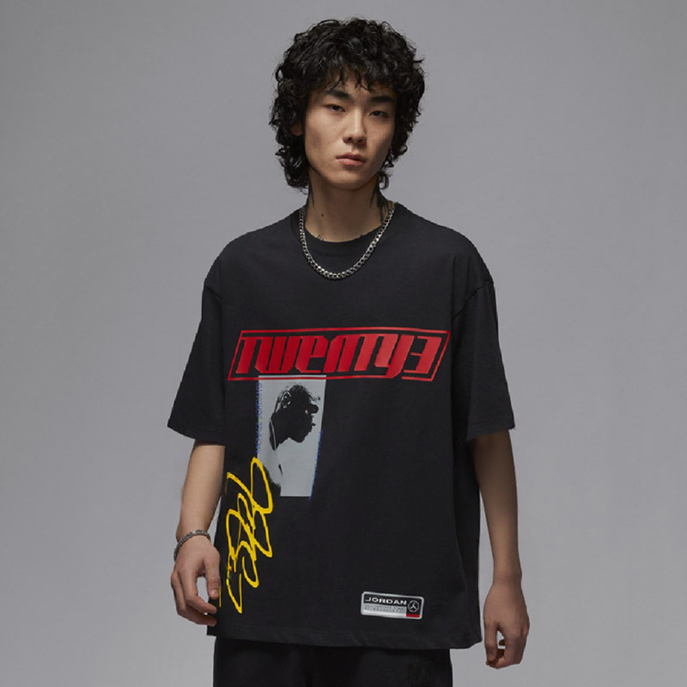 NIKE耐克2025男子AS M J FLT ESS OVSZ SS CREW针织无领短THJ2367-010