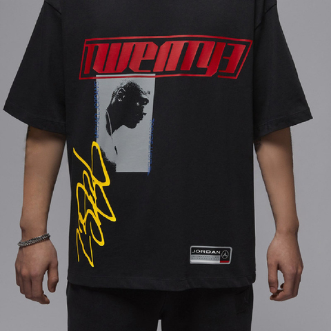 NIKE耐克2025男子AS M J FLT ESS OVSZ SS CREW针织无领短THJ2367-010