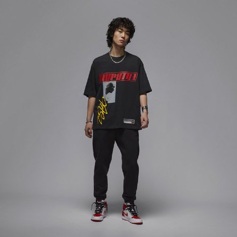 NIKE耐克2025男子AS M J FLT ESS OVSZ SS CREW针织无领短THJ2367-010