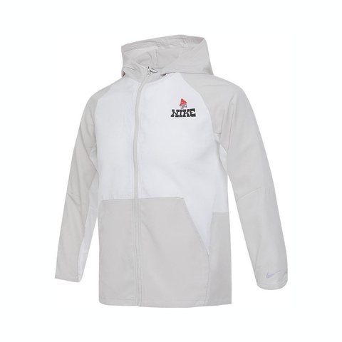 NIKE耐克2025大童K NK DF WOVEN JACKET GCEL梭织连帽外套IH0831-072