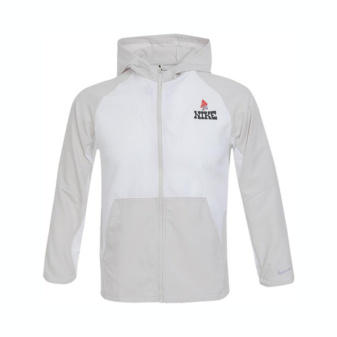 NIKE耐克2025大童K NK DF WOVEN JACKET GCEL梭织连帽外套IH0831-072