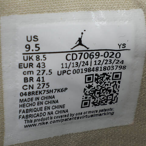 NIKE耐克2025男子AIR JORDAN LEGACY 312 LOW乔丹CD7069-020