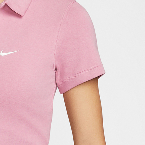 NIKE耐克2025女子AS W NSW ESSNTL SS POLO CRP TO针织有领短TDV7885-699