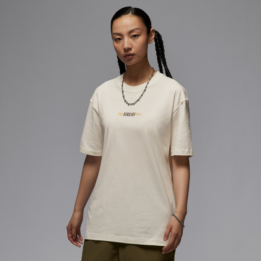 NIKE耐克2025女子AS W J SS OS GFX TEE GCEL针织无领短TIF0380-133