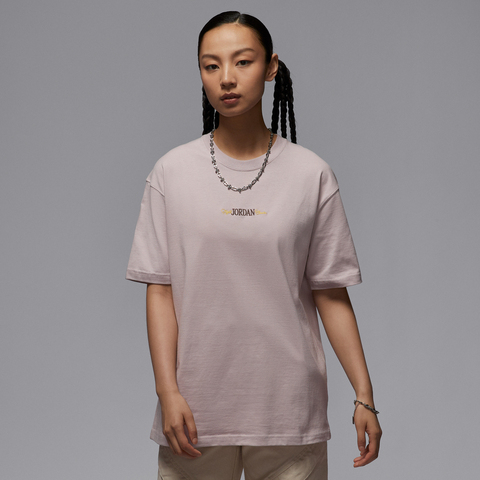 NIKE耐克2025女子AS W J SS OS GFX TEE GCEL针织无领短TIF0380-019