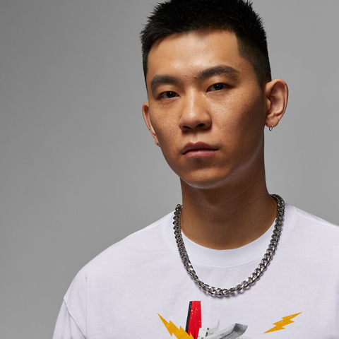 NIKE耐克2025男子AS M J BRAND JAM 85 SS CREW针织无领短THJ2930-100