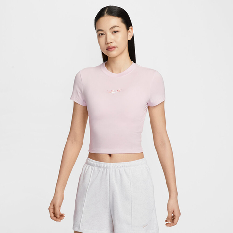 NIKE耐克2025女子AS W NSW NK CHLL KNT CRP GCEL针织无领短TIF2007-655