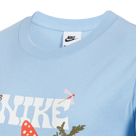 NIKE耐克2025女大童G NSW TEE SS GCEL针织无领短TIF0601-469