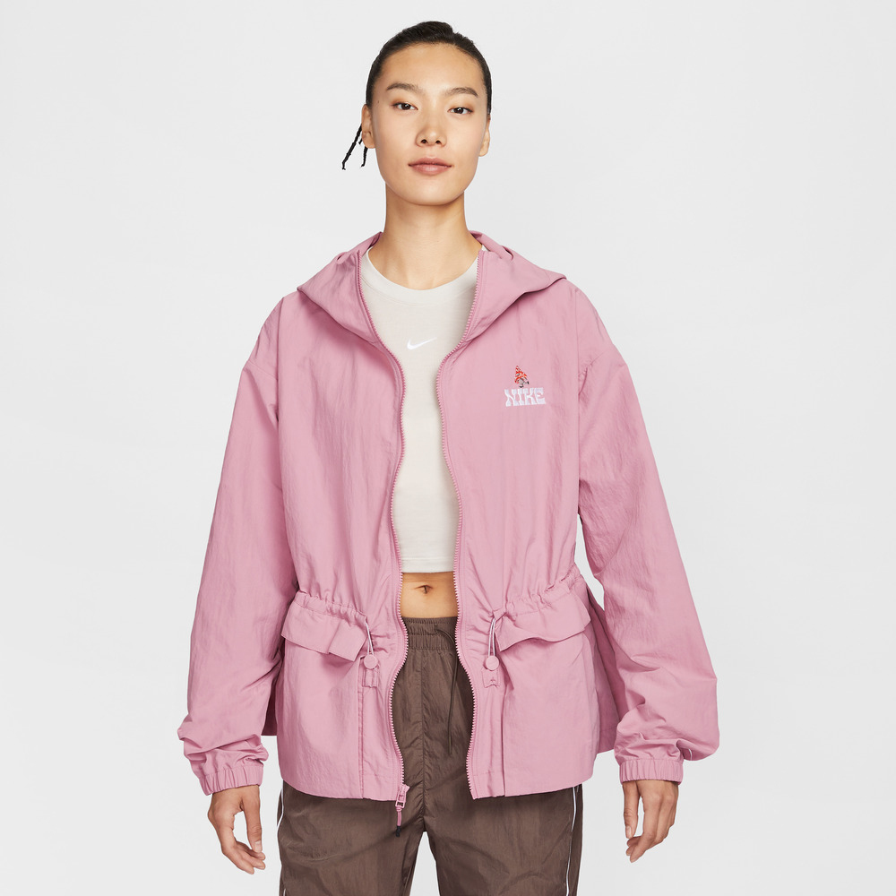 NIKE耐克2025女子AS W NSW WVN JKT GCEL梭织连帽外套IF0609-668
