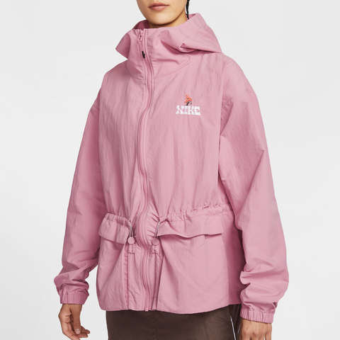 NIKE耐克2025女子AS W NSW WVN JKT GCEL梭织连帽外套IF0609-668