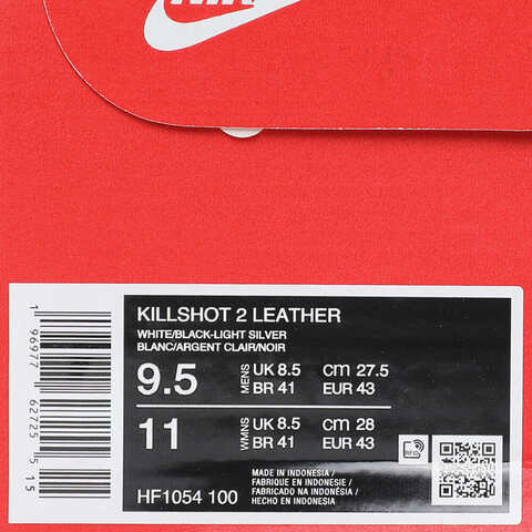 NIKE耐克2025男子KILLSHOT 2 LEATHER休闲HF1054-100