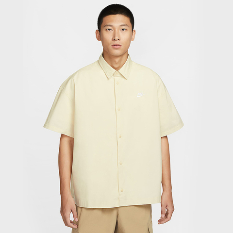 NIKE耐克2025男子AS M NK CLUB SS BTN SHIRT OS短袖衬衫HJ2027-234