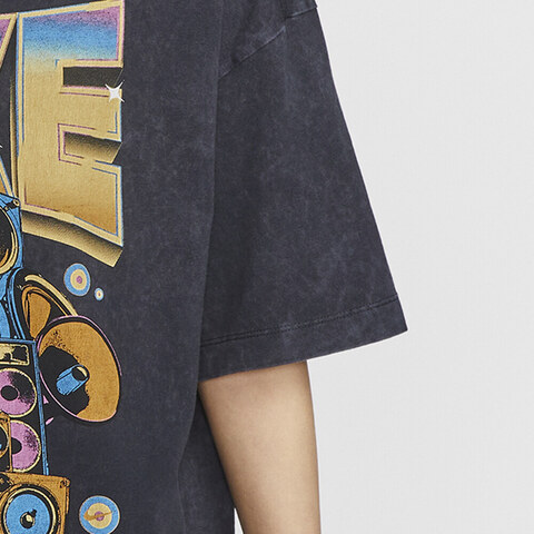 NIKE耐克2025女子AS W NSW OS SS TEE FVL针织无领短THF9692-010