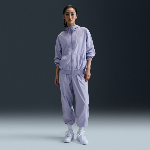 NIKE耐克2025女子AS W NSW ESSNTL UV WVN JKT HD梭织连帽外套FV6299-533