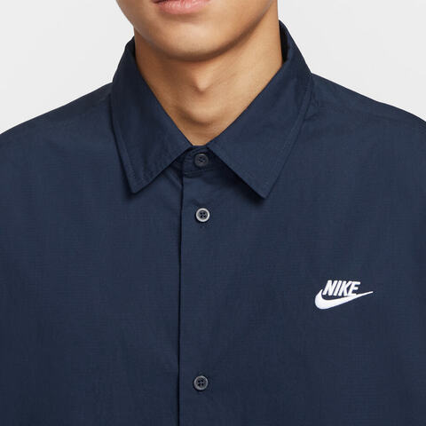 NIKE耐克2025男子AS M NK CLUB SS BTN SHIRT OS短袖衬衫HJ2027-451