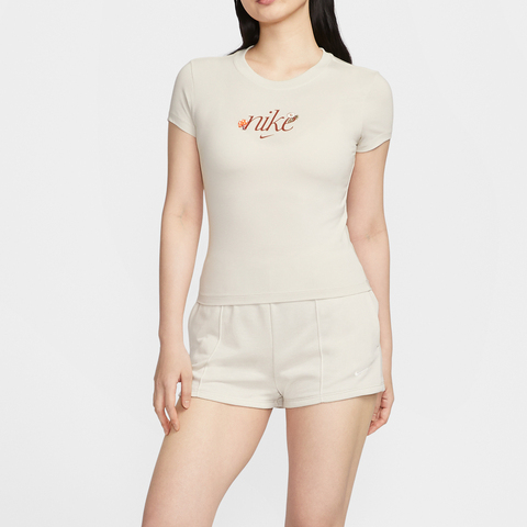 NIKE耐克2025女子AS W NSW NK CHLL KNIT TEE EDAY针织无领短THF9723-104