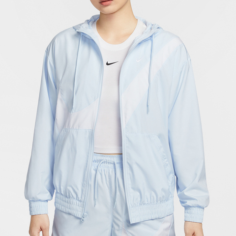 NIKE耐克2025女子AS W NSW CLSSC WVN UV FZ LOGO梭织连帽外套HM8972-423