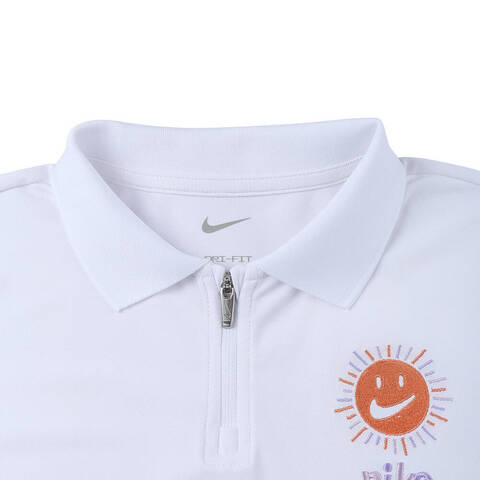 NIKE耐克2025女小童短袖POLO针织有领短TNY2522102PS-001
