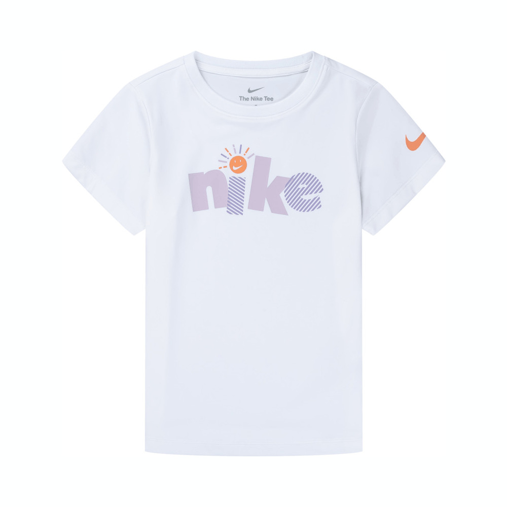 NIKE耐克2025女小童短袖T恤针织无领短TNY2522101PS-001