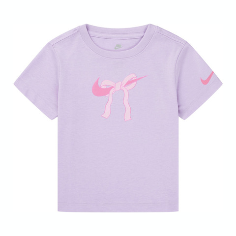 NIKE耐克2025女小童短袖T恤针织无领短TNY2522099PS-001