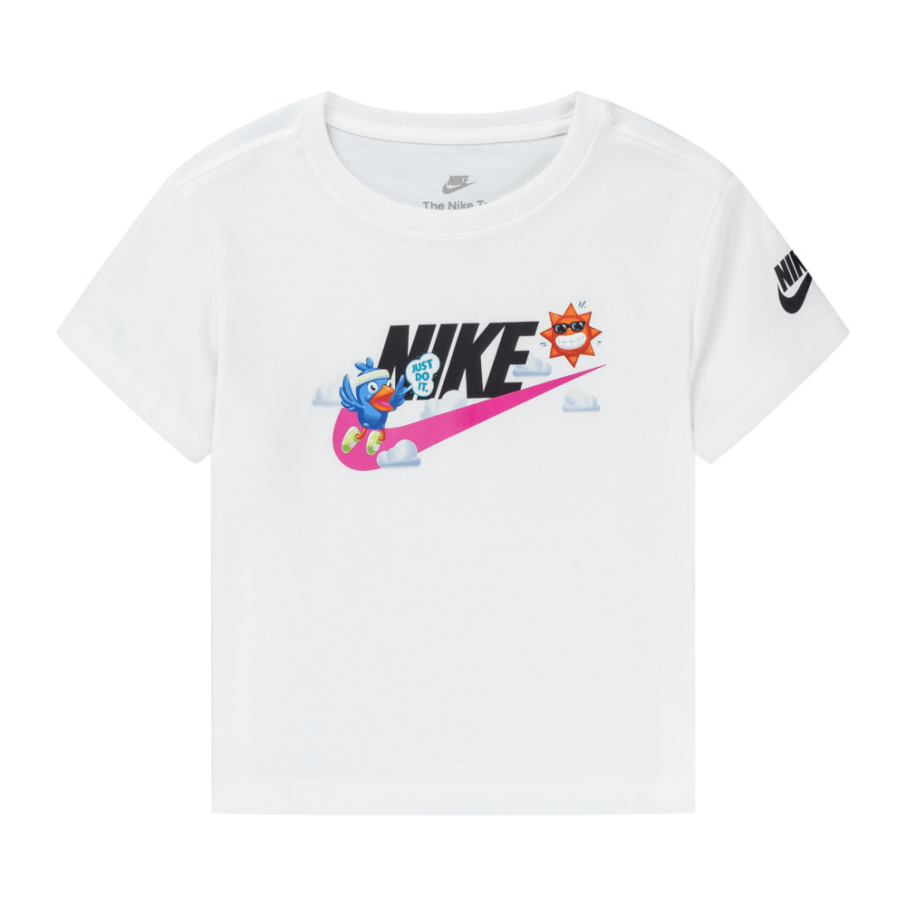 NIKE耐克2025女小童短袖T恤针织无领短TNY2522096PS-001