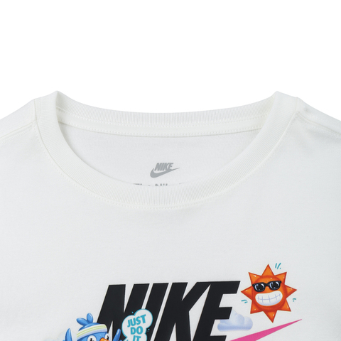 NIKE耐克2025女小童短袖T恤针织无领短TNY2522096PS-001