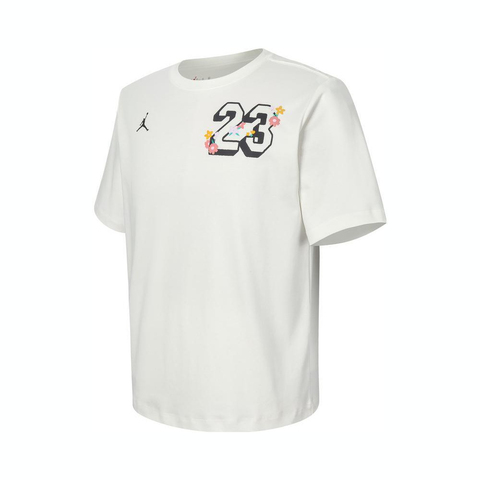 NIKE耐克2025女大童短袖T恤针织无领短TJD2522123GS-001