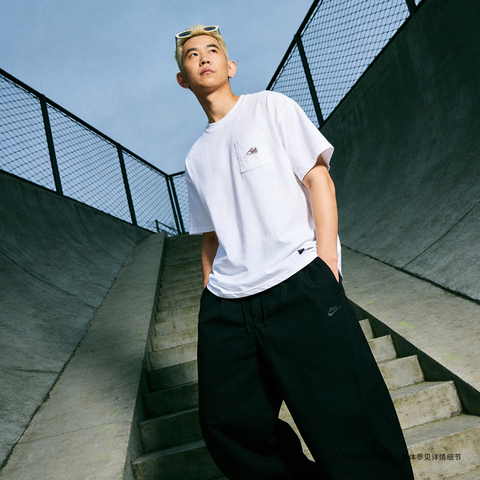 NIKE耐克2025男子AS U NSW TEE M90 SNKR PTCH PKT针织无领短TIB1383-100