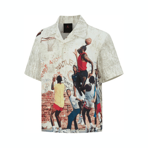 NIKE耐克2025男子AS M J AIR JDN PG CAMP SHIRT短袖衬衫HF9348-133