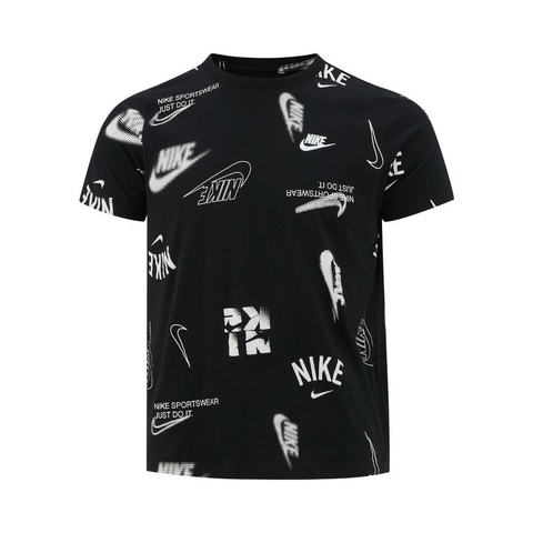 NIKE耐克2025大童K NSW TEE CLUB ENERGY AOP针织无领短THQ9292-010