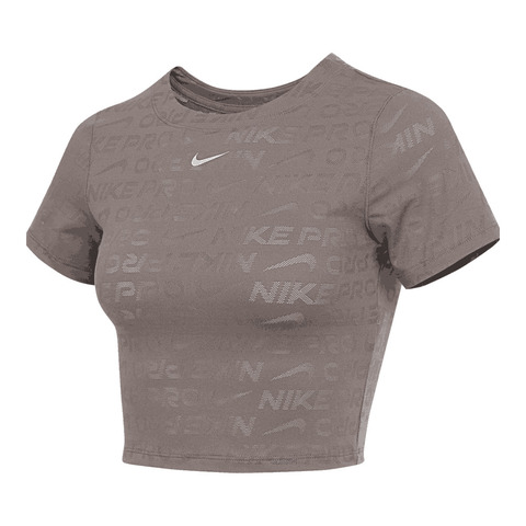 NIKE耐克2025女子AS W NP DF SS TOP AOJ GG针织无领短THJ2286-214