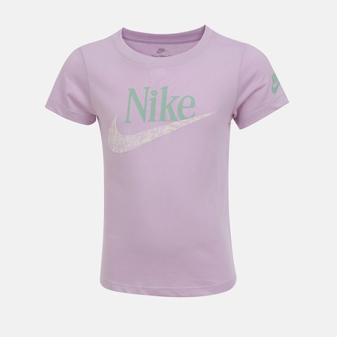 NIKE耐克2025女小童短袖T恤针织无领短TNY2522091PS-001