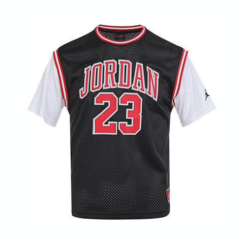 NIKE耐克2025大童短袖T恤针织无领短TJD2422054GS-003