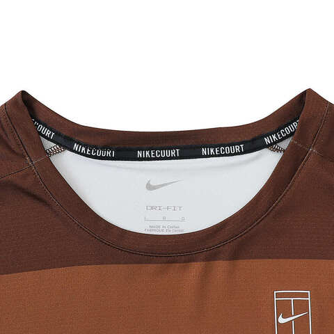 NIKE耐克2025男子AS M NKCT DF ADVTG TOP PRINT针织无领短TFZ9846-259