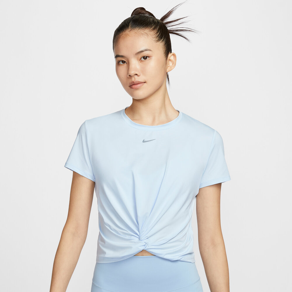 NIKE耐克2025女子AS W NK ONE CLASSIC TWST SS针织无领短THJ1055-423