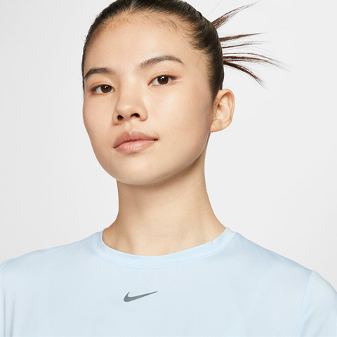NIKE耐克2025女子AS W NK ONE CLASSIC TWST SS针织无领短THJ1055-423