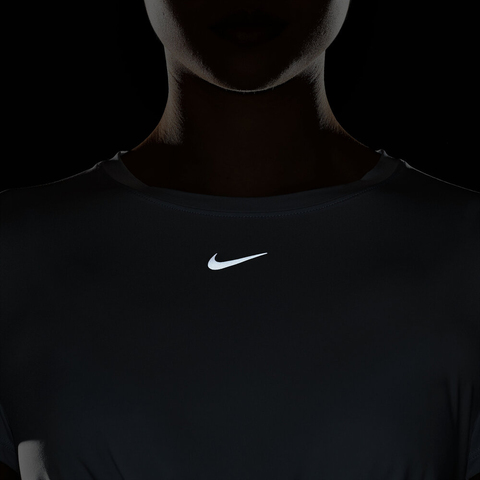 NIKE耐克2025女子AS W NK ONE CLASSIC TWST SS针织无领短THJ1055-423