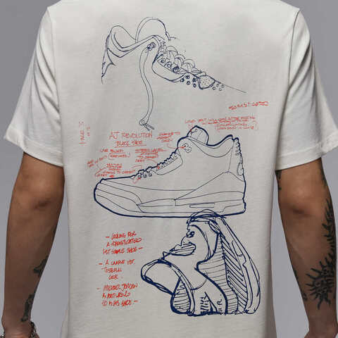 NIKE耐克2025男子AS M J BRAND RARE AJ3 SS CREW针织无领短TIB7527-133