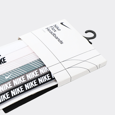 NIKE耐克2025中性NIKE FLEX CLASSIC PRINTED 发带（6条装）头带N1011930671OS