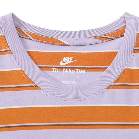 NIKE耐克2025男子AS M NSW TEE CLUB STRIPE SP25针织无领短THJ0551-515