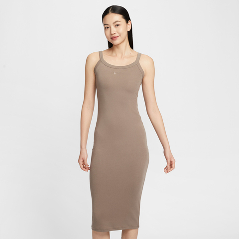 NIKE耐克2025女子AS W NSW NK CHLL KNT MRIB TNK无袖连衣裙HJ0711-233