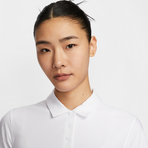 NIKE耐克2025女子AS W NK DF VCTRY SS POLO针织有领短TFQ1575-100